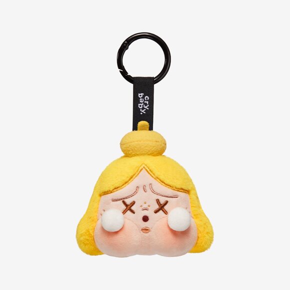 POP MART Other - POP MART Blindbox Crybaby Cheer Up Baby Series Plush Bag Charm - Yellow NWOT✨